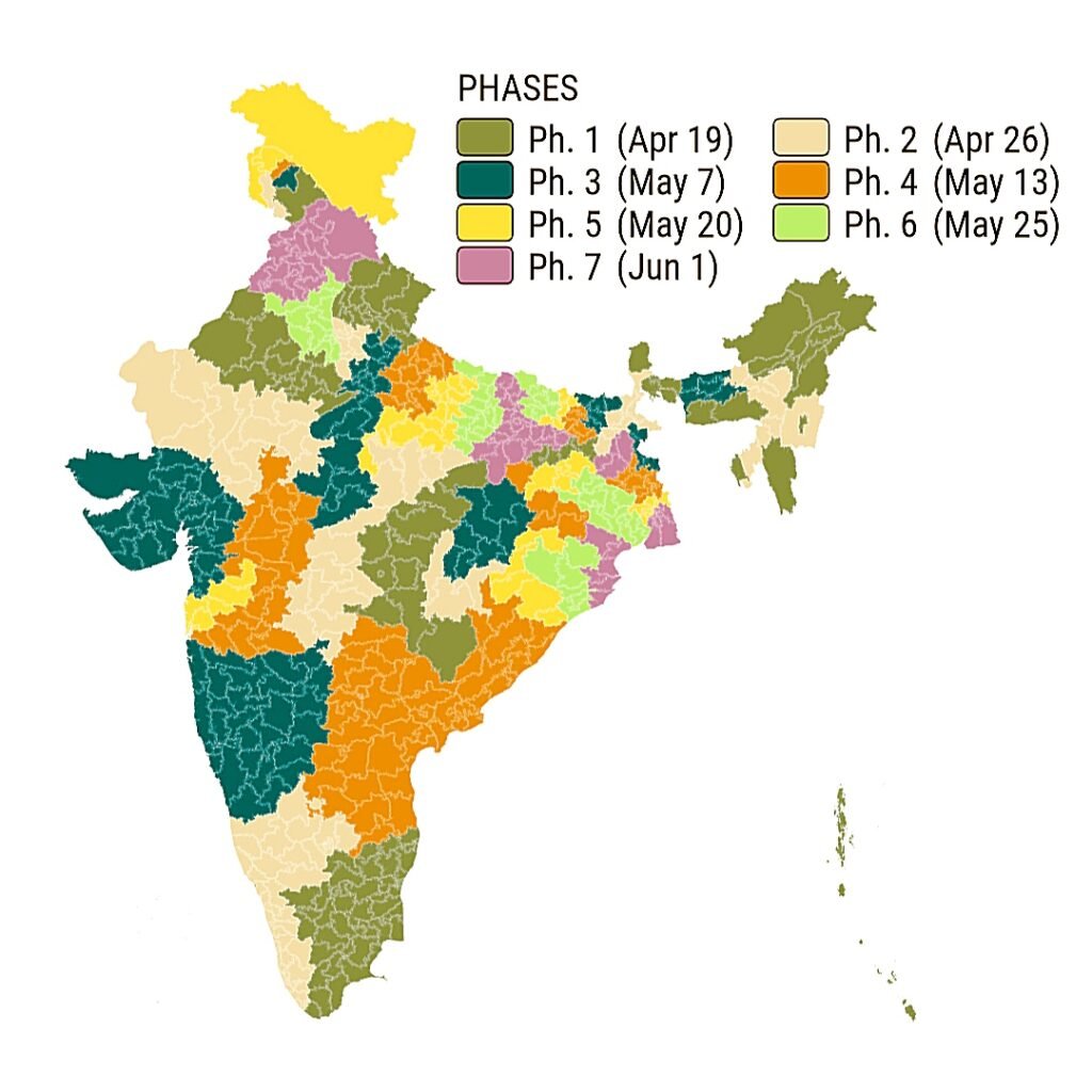 Lok Sabha election 2024 All phase